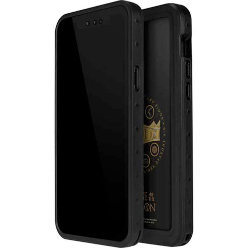 HBO House of the Dragon Crown and Sigils iPhone 15 Pro Waterproof Case